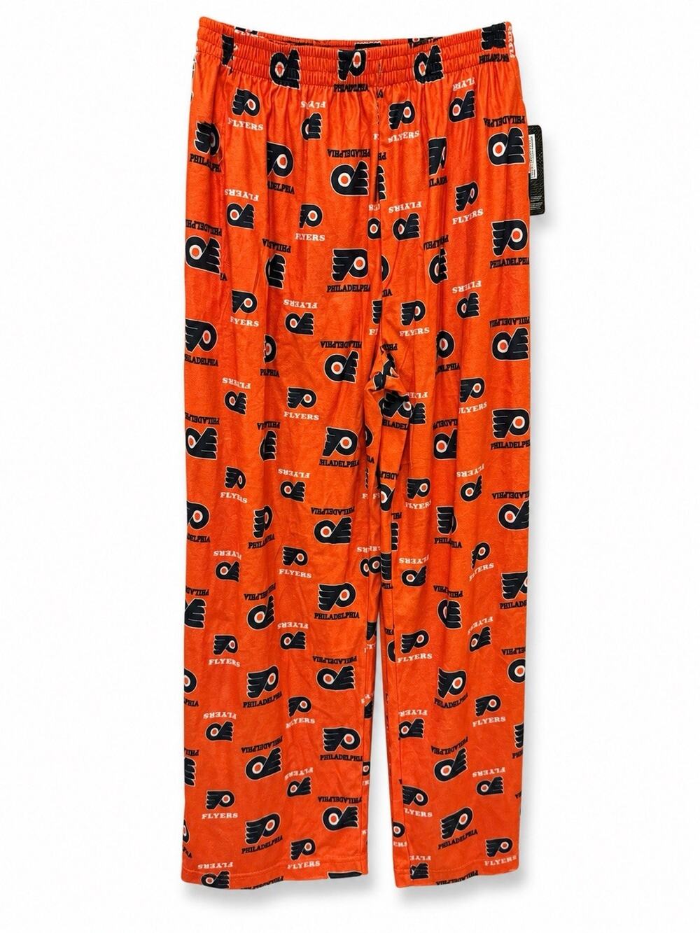 Philadelphia Flyers Boys Pajama Pants Size L 12/14 Orange NHL NWT Flame Resist